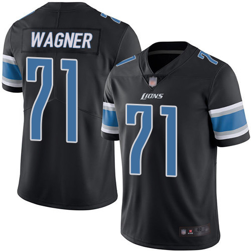 Detroit Lions Limited Black Men Ricky Wagner Jersey NFL Football #71 Rush Vapor Untouchable